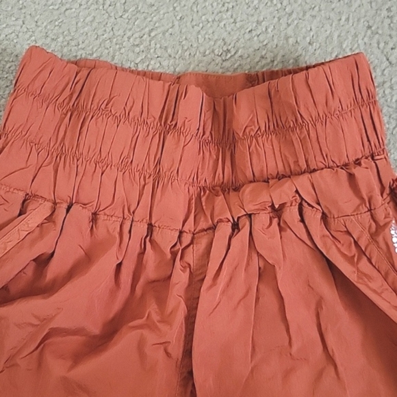 Free People Movement Orange The Way Home Shorts - Size Medium - Picture 3 of 9